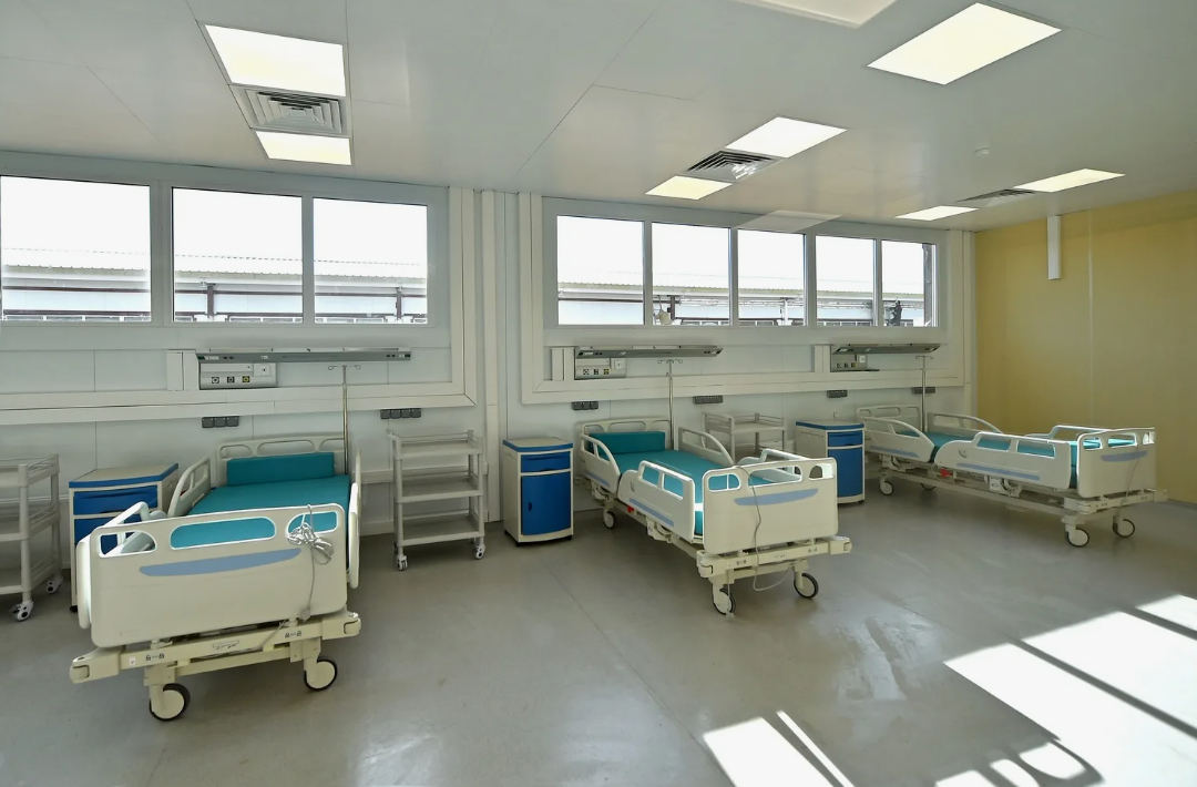 ковидный госпиталь в Москве, источник: stroi.mos.ru