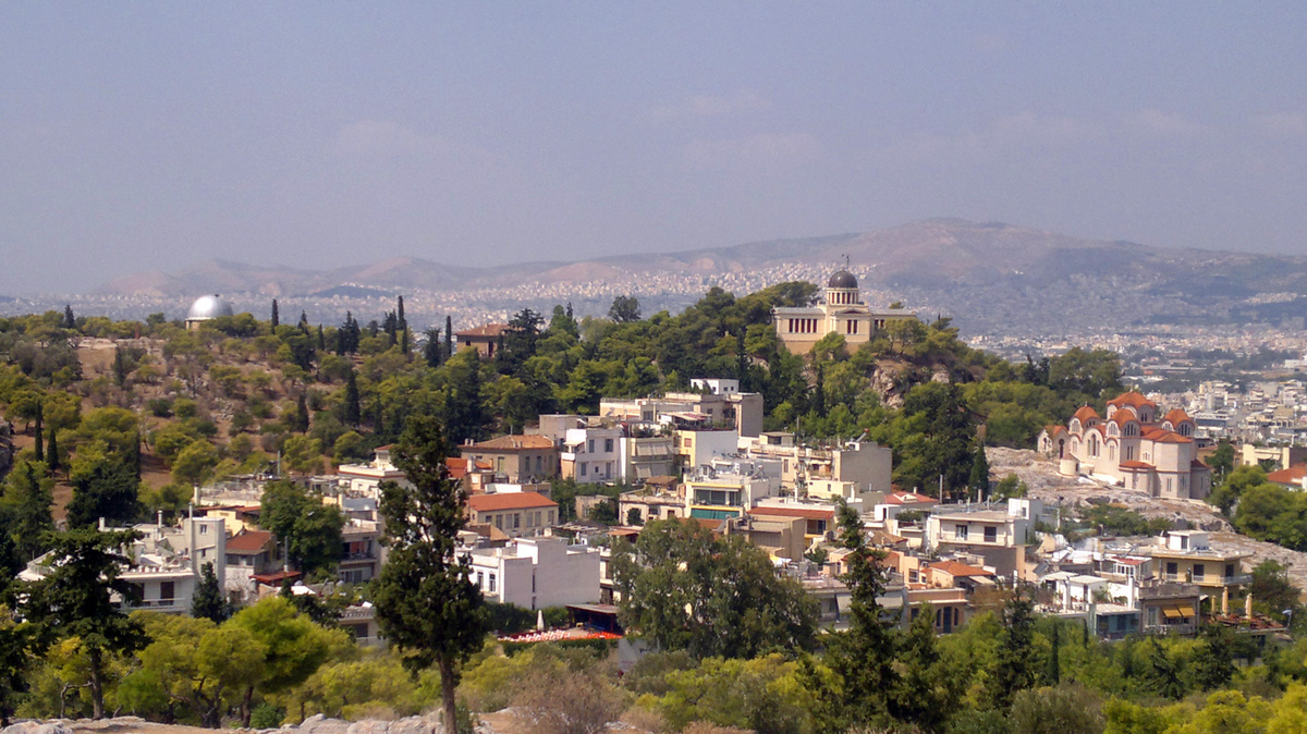 Афины с высоты птичьего полета