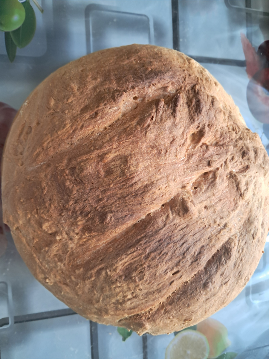 Хлебушек вкусный получился.