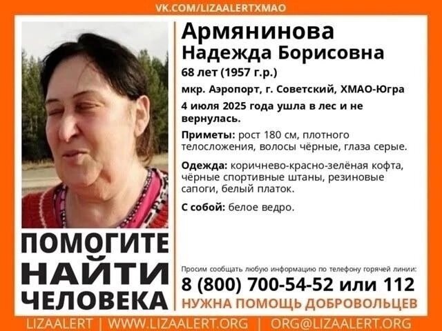    В Советском районе добровольцев приглашают присоединится к поискам пропавшей в лесу женщины