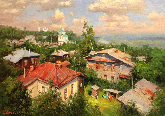 Подборка работ современных художников. Моя Россия. Часть 58