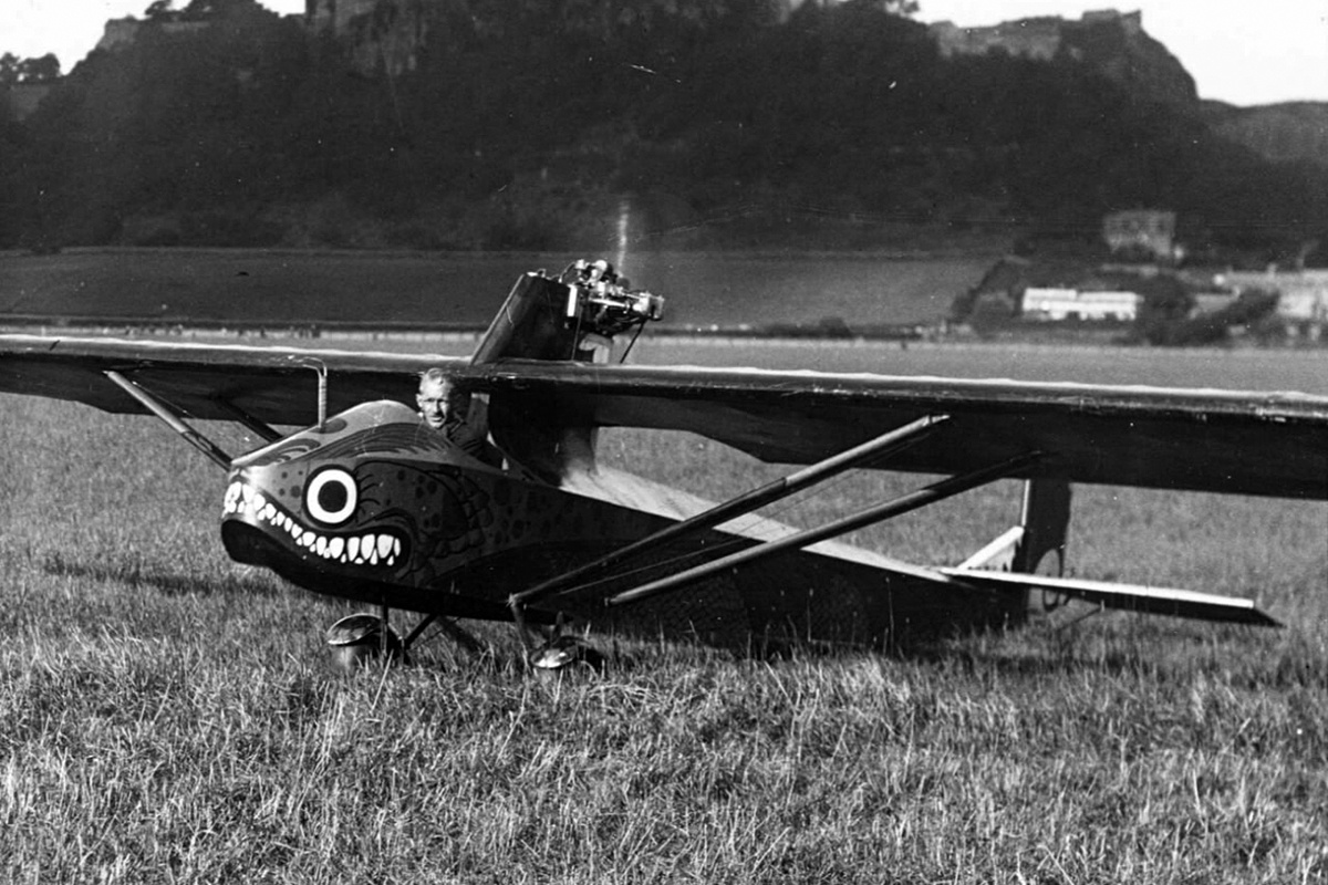 B.A.C. Drone, Шотландия, Стерлинг, 1935 год. Фотография © Edinburgh Libraries and Museums and Galleries