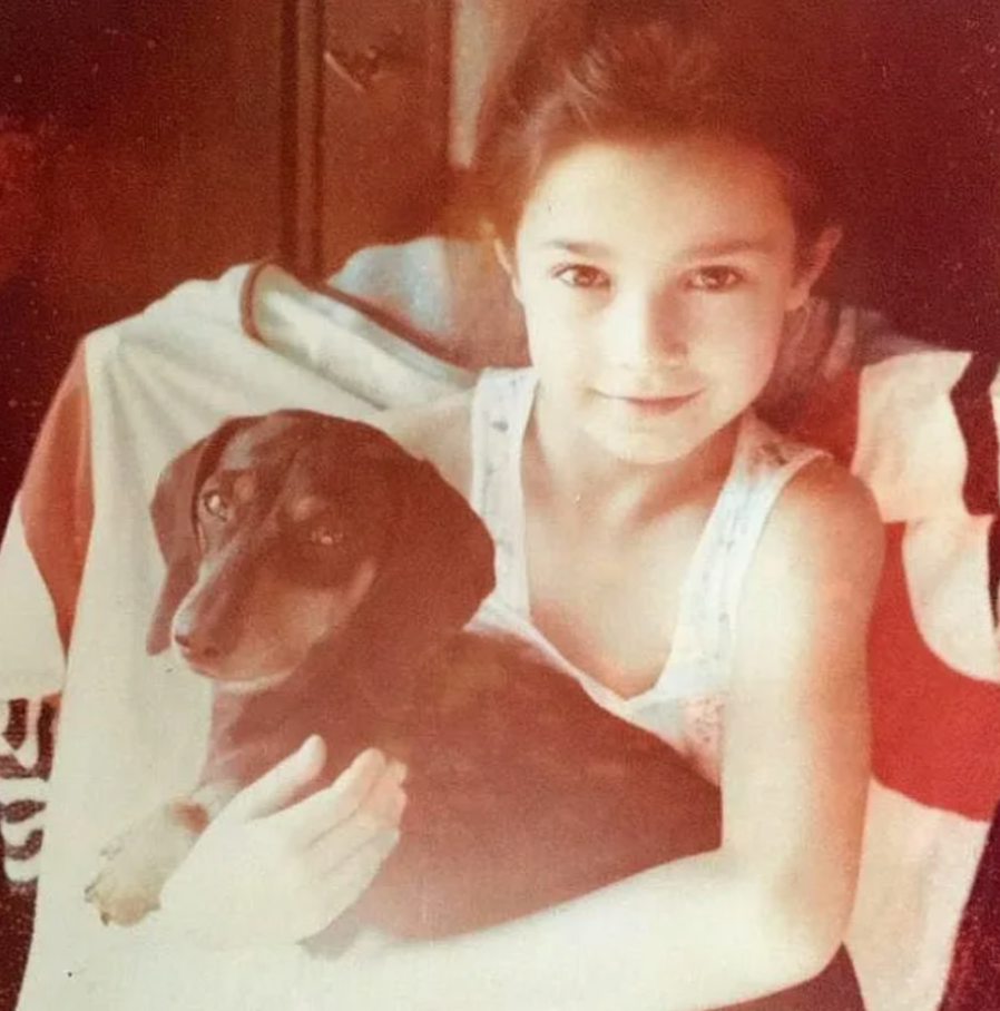 Евгения Брик в детстве