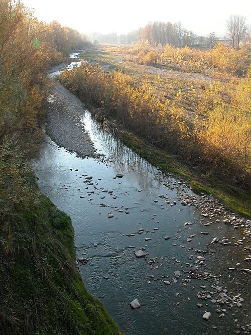 река Тидоне в Италии сегодня
