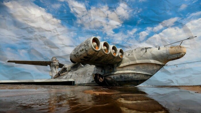 Новейший экраноплан Орион-25. /Фото: rambler.ru.