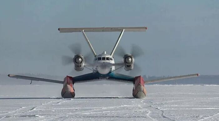 Новейший экраноплан Орион-25. /Фото: rambler.ru.