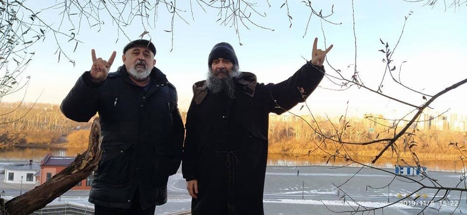 Владимир Богомяков и Псой Короленко. Фото из архива В. Богомякова в ВК