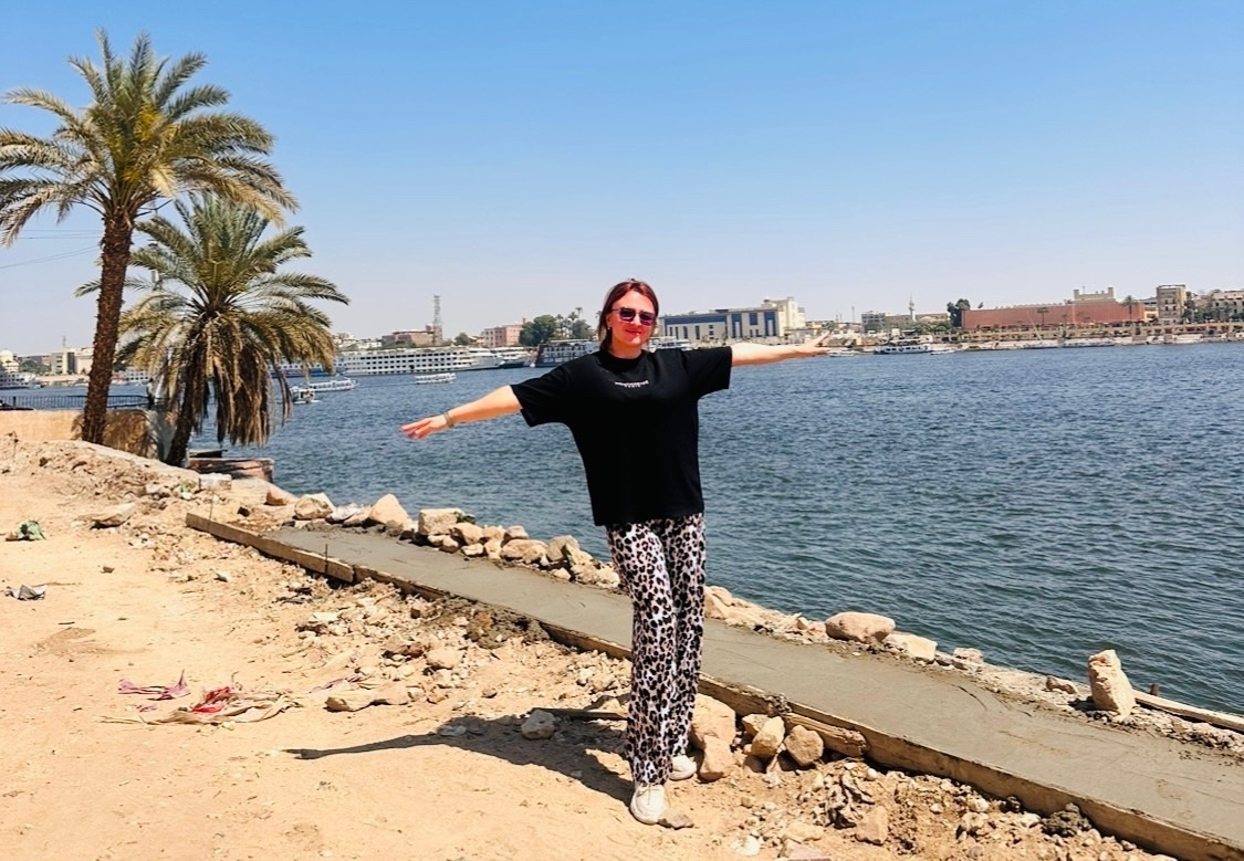 у меня дух захватывало, когда мы приехали к берегу реки