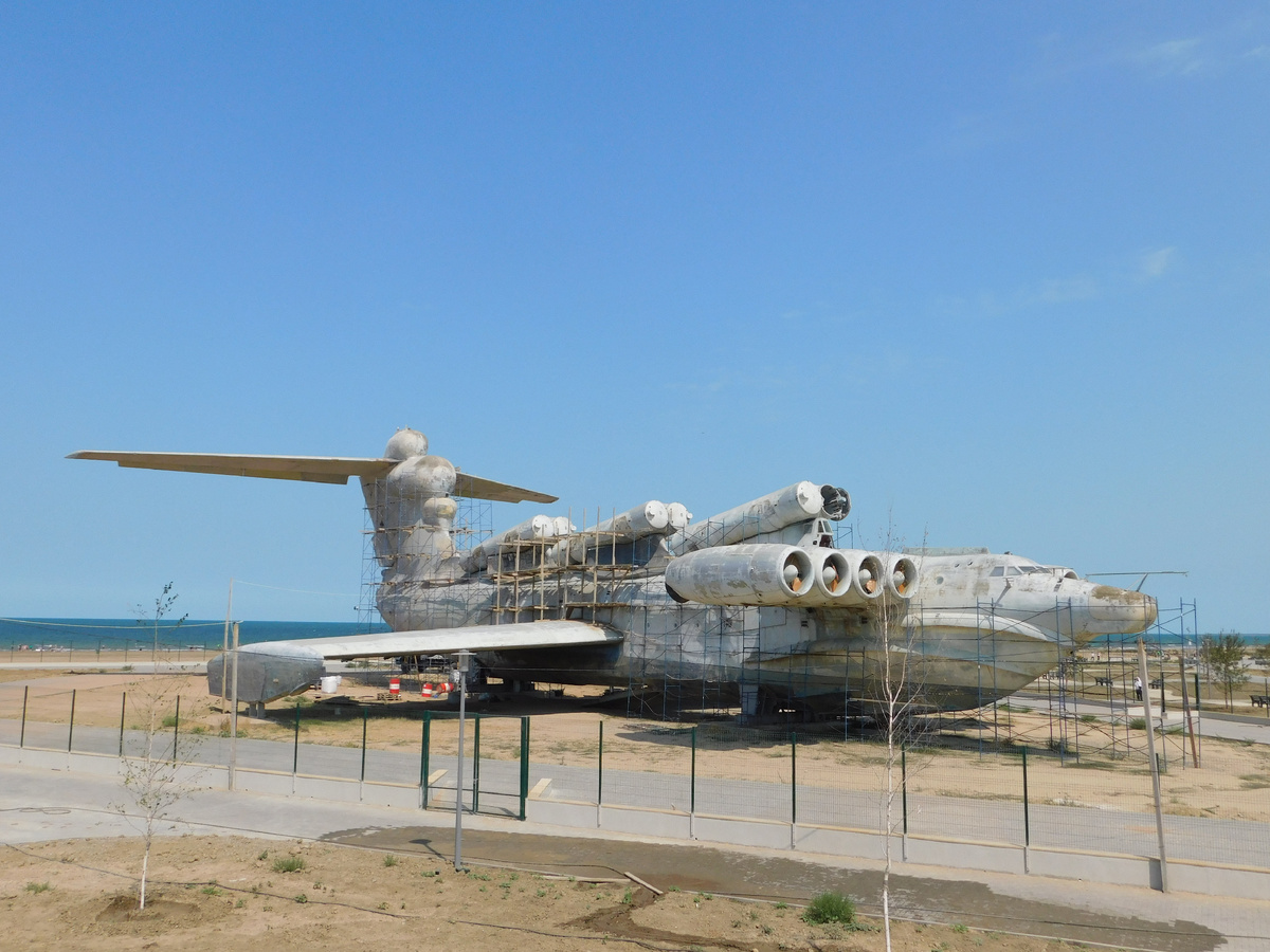 Экраноплан Лунь. Август 2025 года. Фото из архива По Следам Истории.