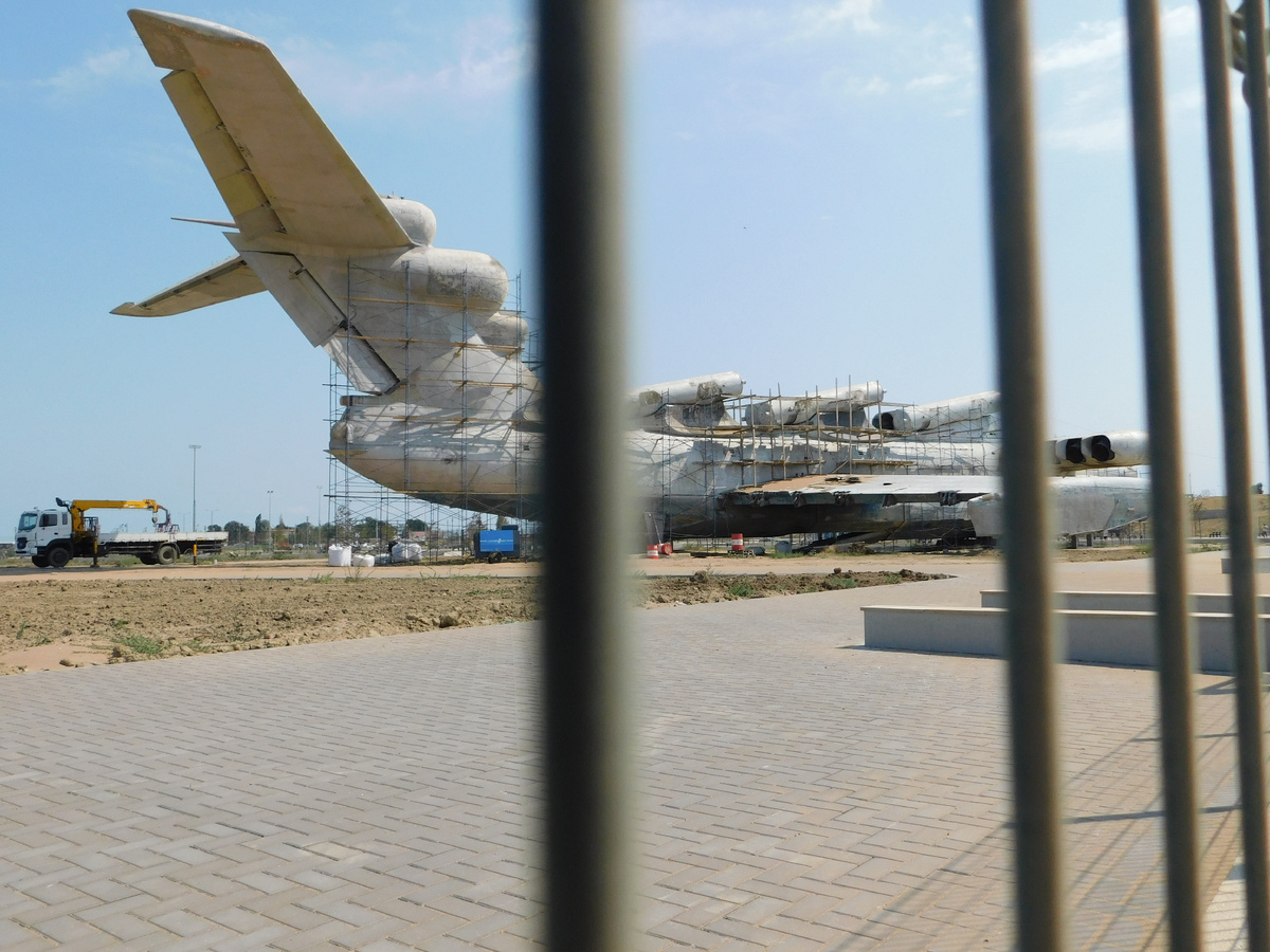 Экраноплан Лунь. Август 2025 года. Фото из архива По Следам Истории.