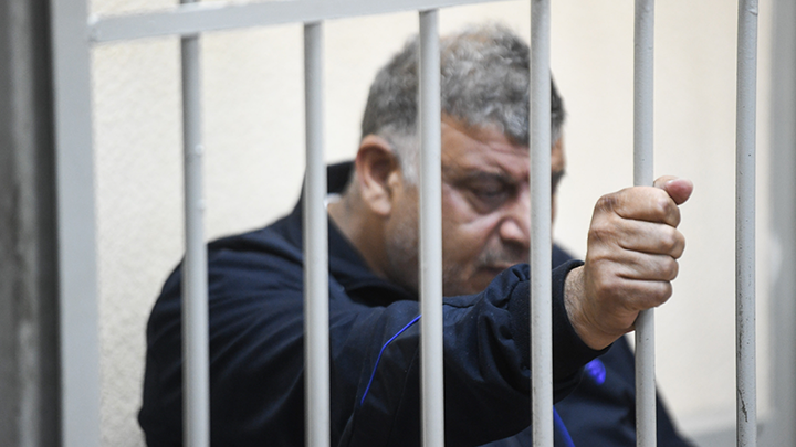    Задержанный в Екатеринбурге член азербайджанской ОПГ-диаспоры. Фото: Ilya Moskovets/Globallookpres