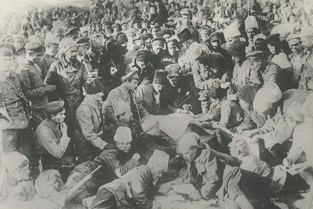    Махновская банда. Фото: МАММ / МДФ / История России в фотографиях