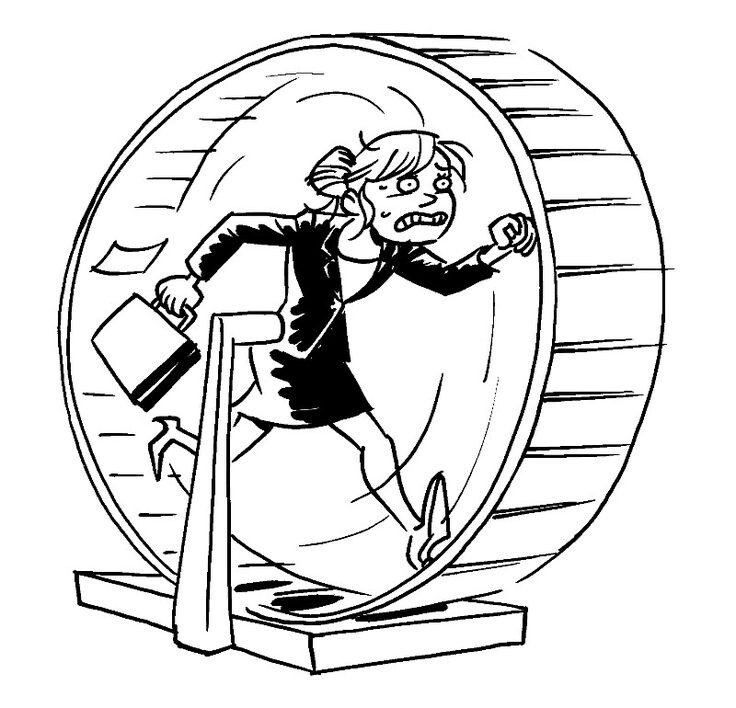 Хроническая спешка наглядно