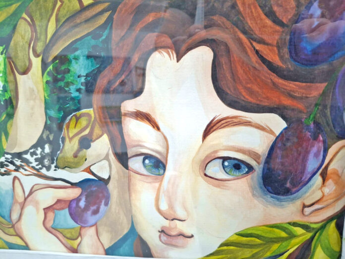 «Ева». Акварель Александры Блиновой.