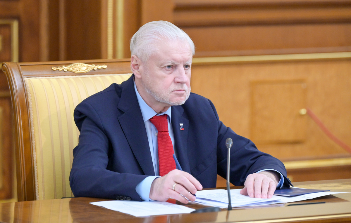    Председатель партии "Справедливая Россия - За правду" Сергей Миронов  Александр Астафьев/ТАСС