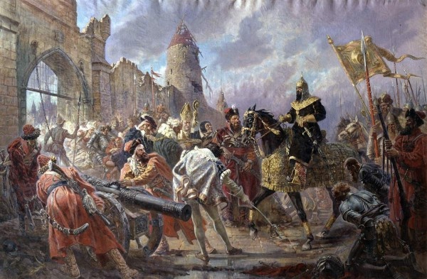 Соколов-Скаля П. П. Иван Грозный в Ливонии (Взятие Иваном Грозным ливонской крепости Кокенгаузен)