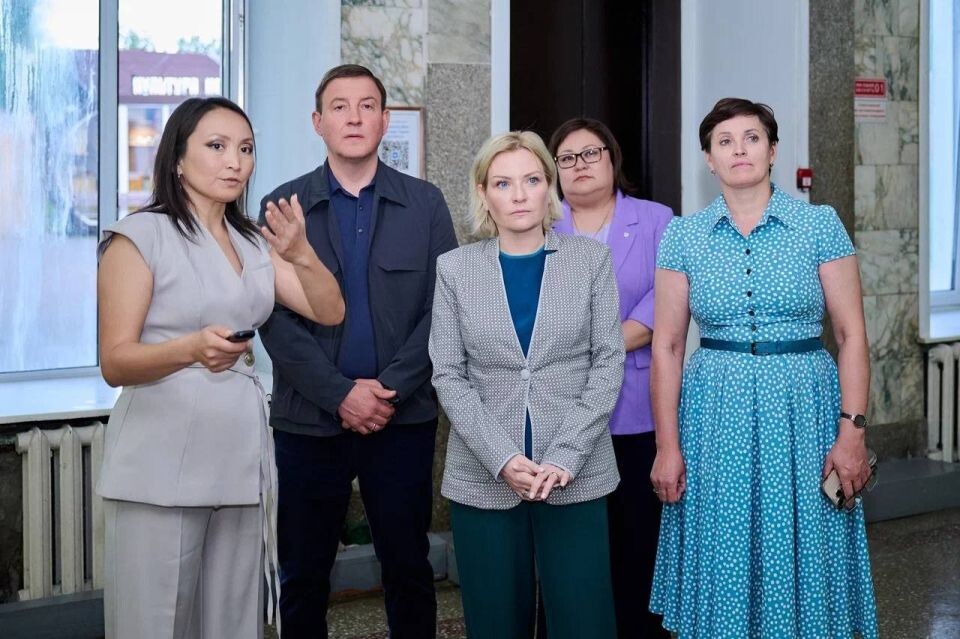    Ольга Любимова в Республике Алтай. Источник: t.me/olga_b_lyubimova