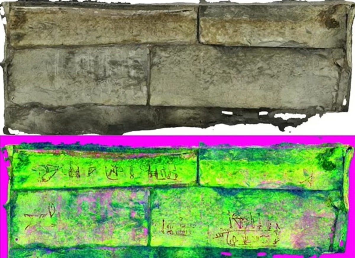 Знаки, оставленные рабочими бригадами XIII века до нашей эры