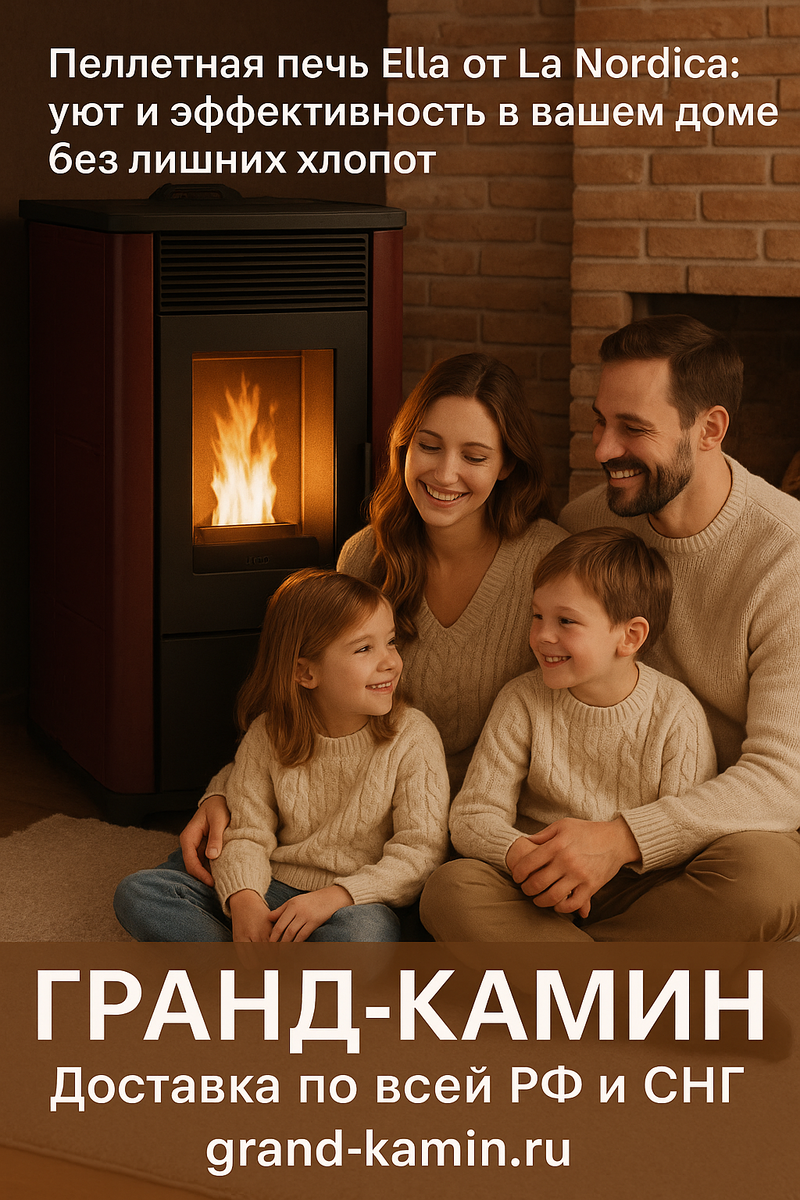    Пеллетная печь Ella от La Nordica: уют и эффективность в вашем доме без лишних хлопот Kamin