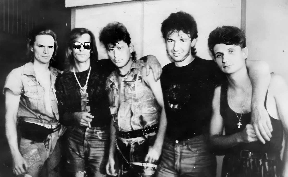 Золотой состав группы «Сектор Газа»: Лобанов, Ушаков, Клинских, Якушев, Тупикин. Фото А.Абейдулина