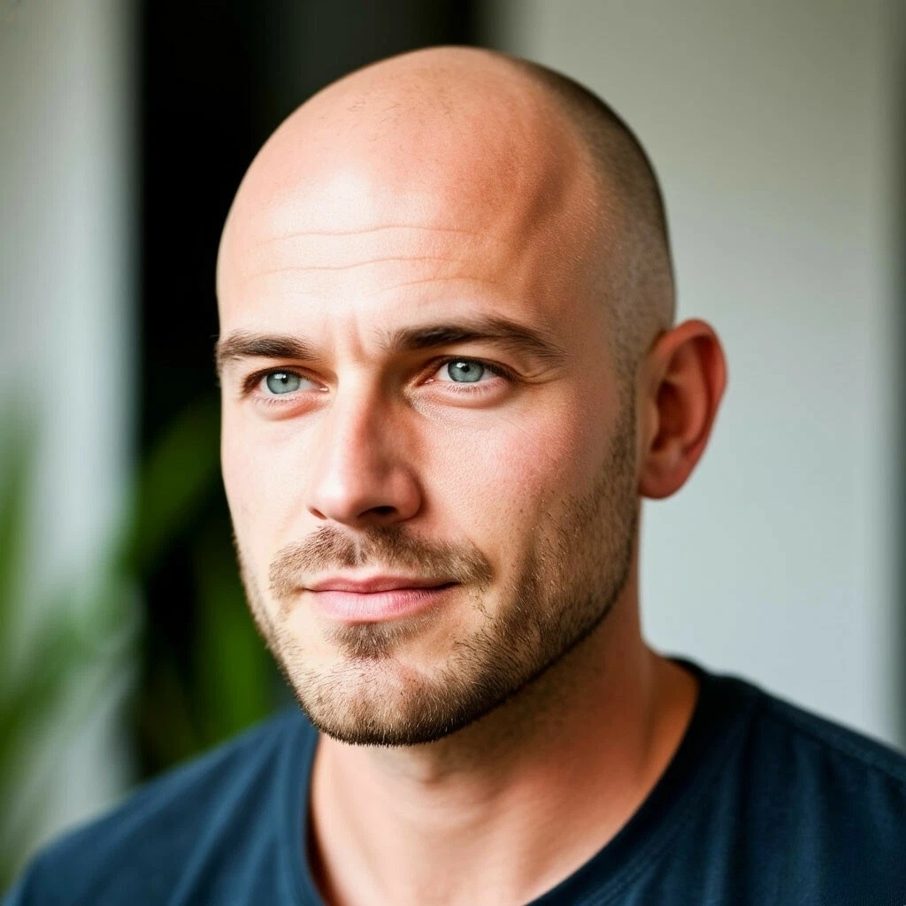 Лысые мужчины.