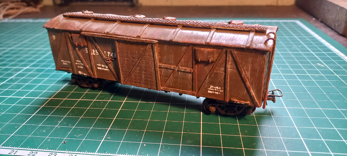 Мой первый крытый вагон.