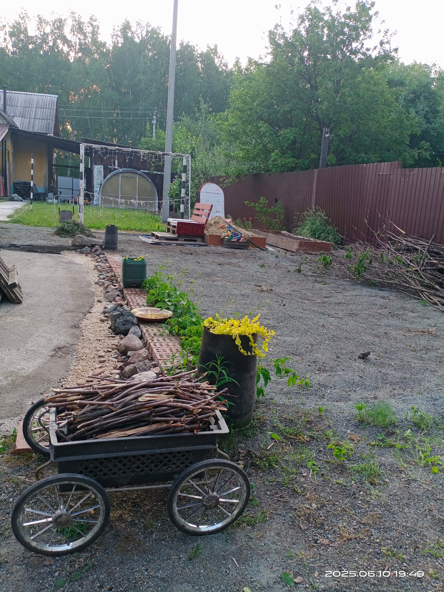 А вот и ответ на мой вопрос под одной из статей. То, что находилось в мешках, расположилось вдоль кирпичной кладки. К сожалению, никто не захотел ответить на мой вопрос :((