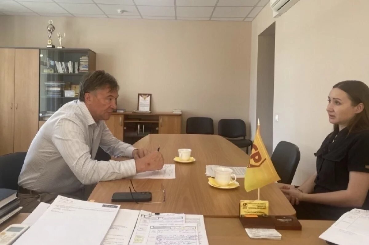    Депутат Александр Терентьев провёл личный приём в Барнауле