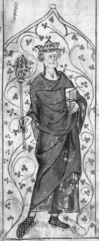 Эдуард Исповедник. Миниатюра. ХIV в.