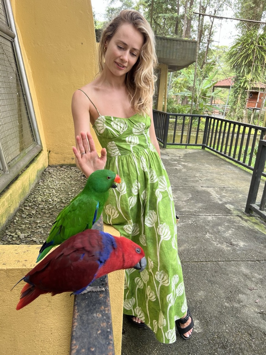 На фото: 
ведущая прогноза погоды на канале ТВЦ Анастасия Ларионова
