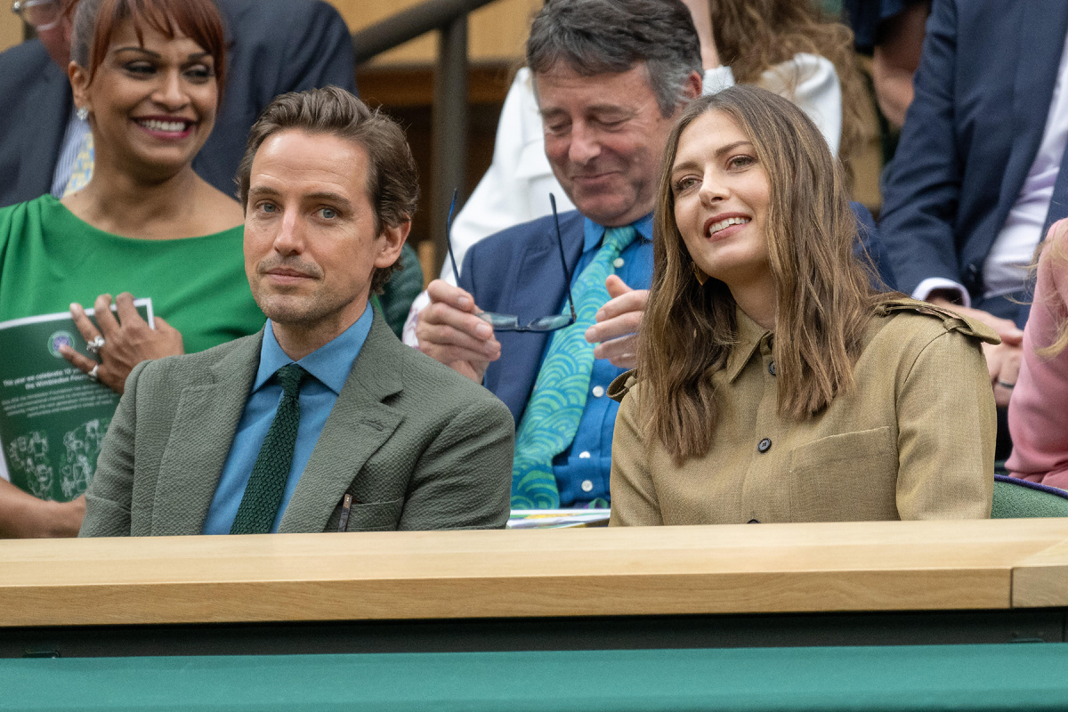 Мария Шарапова с мужем. Фото: GLOBAL LOOK PRESS