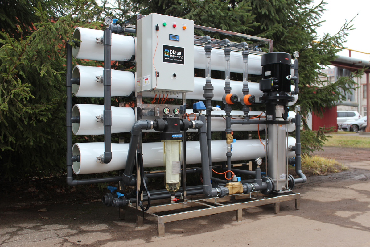 Пример оборудования для водоочистки