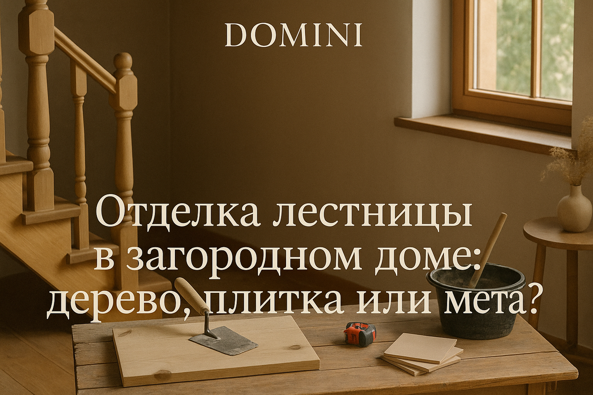    Отделка лестницы в загородном доме: как выбрать лучший материал