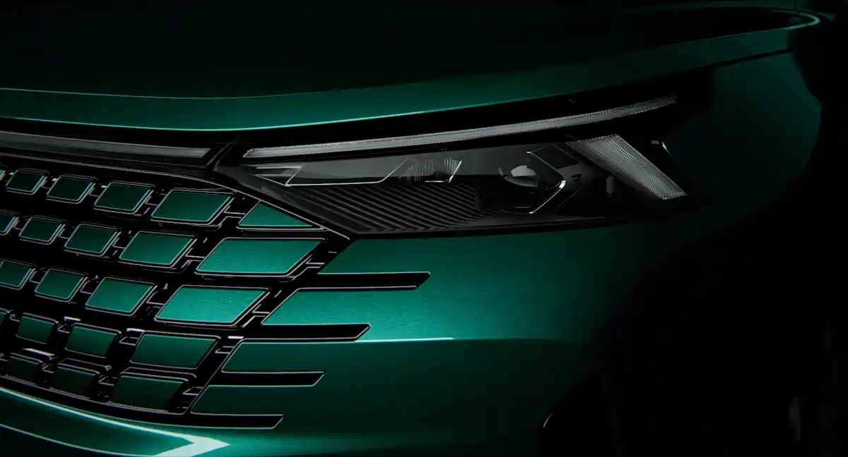 Дизайн передней части нового кроссовера Jetta VS8