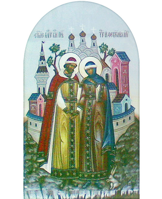  Фреска в Спасо-Преображенском монастыре в Муроме. Фото: Неизвестен. http://www.solnet.ee/holidays/s33_1_p3.html, Общественное достояние, https://commons.wikimedia.org/w/index.php?curid=18701866