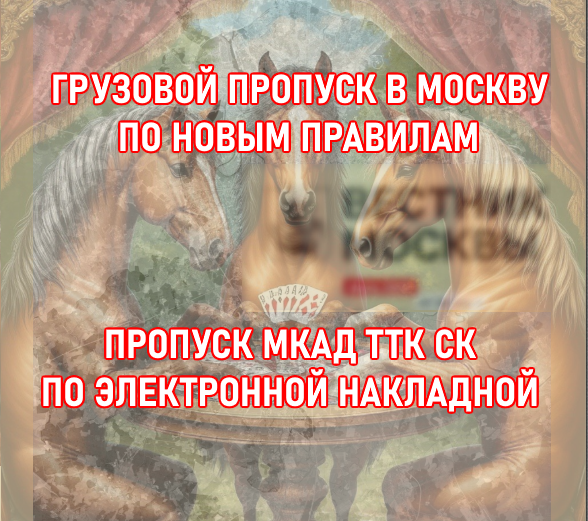 НОВЫЕ ПРАВИЛА 2025 ГРУЗОВОЙ пропуск в москву на мкад ттк ск ЭЛЕКТРОННАЯ НАКЛАДНАЯ