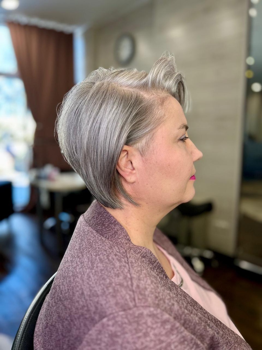 Шитьё седины»: как превратить серебро волос в роскошь образа