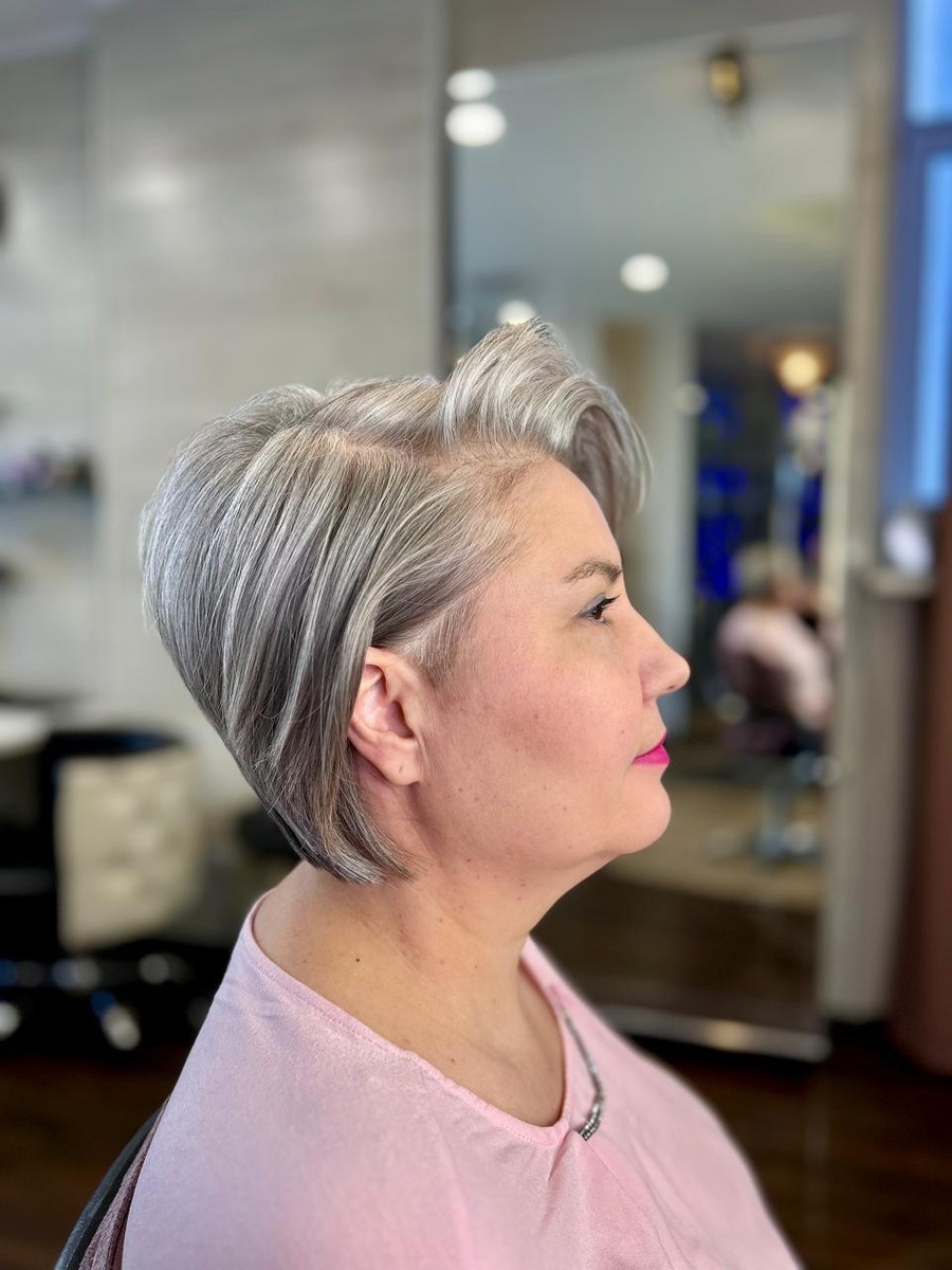 Шитьё седины: как превратить серебро волос в роскошь образа