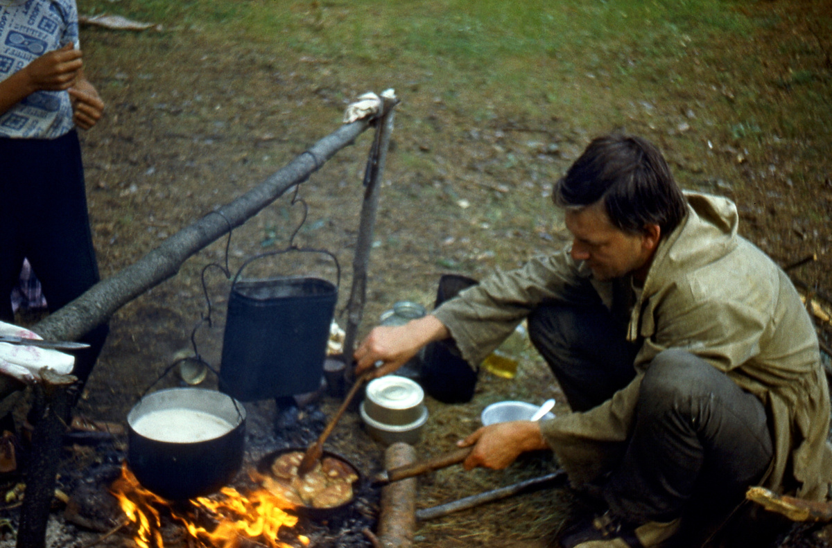 Мокрый хлеб. вполне поддаётся жарке!