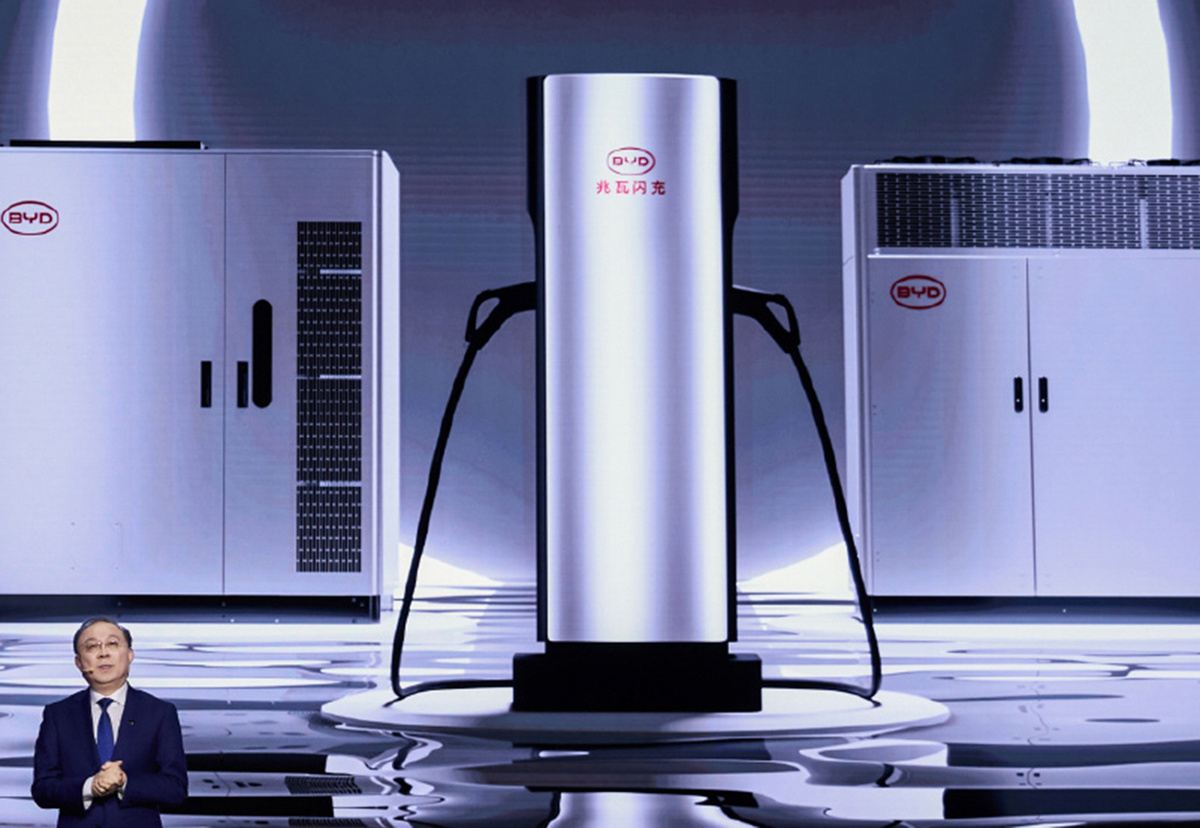 Зарядная станция BYD. Фото: Китайские автомобили