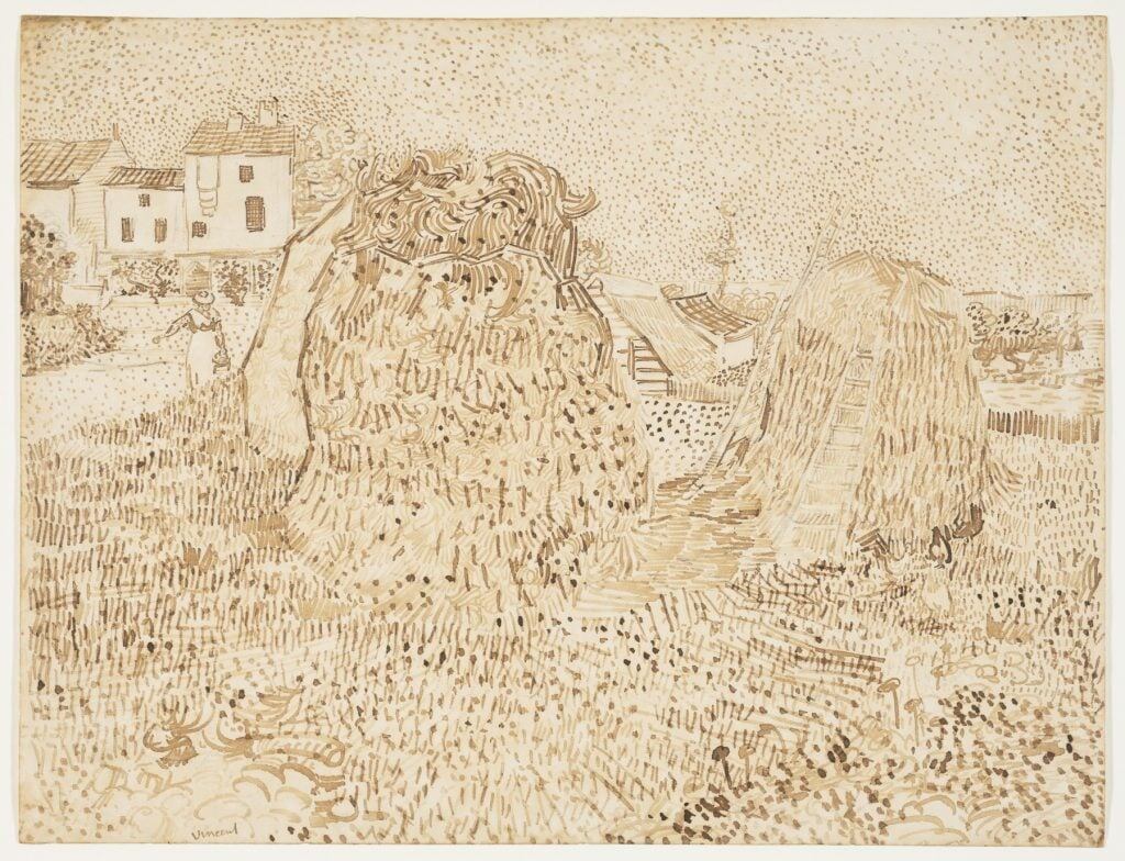 «Стога» Винсент ван Гог, 1888