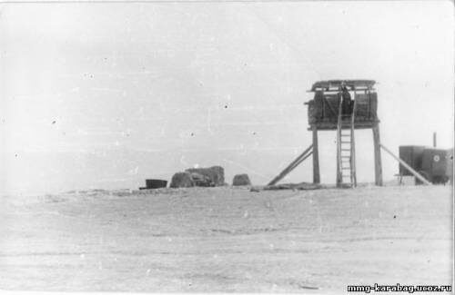 Вышка НП базы Карабаг, до 1987 года.