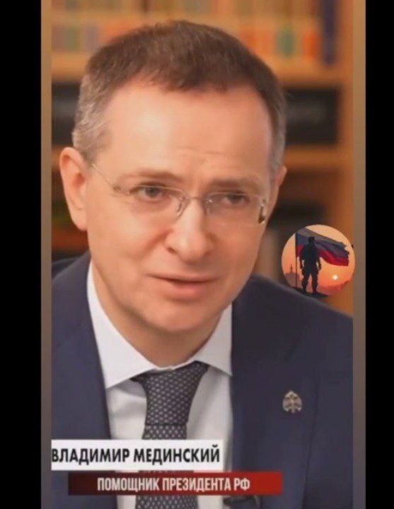    Мединский в эфире "Россия 24". Скриншот: Телеграм-канал "Дневник Мракоборцев | Z