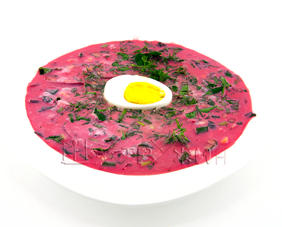 Холодный свекольник.