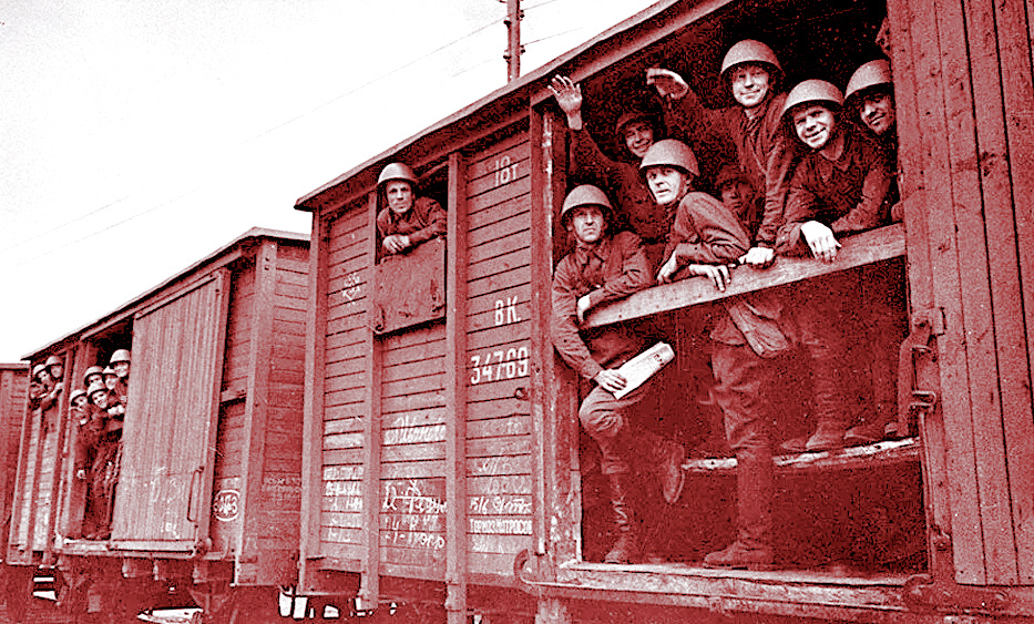 Путь на фронт.