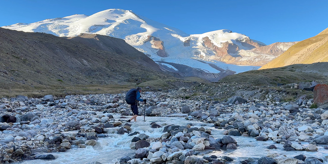 Переход в Карачаево-Черкесию через перевал Балк-Баши (3700м) по Кавказской тропе.