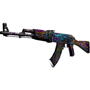 
 Автомат с красочным неоновым рисунком: олень с ловушками снов на корпусе, перламутровый эффект — Covert редкость