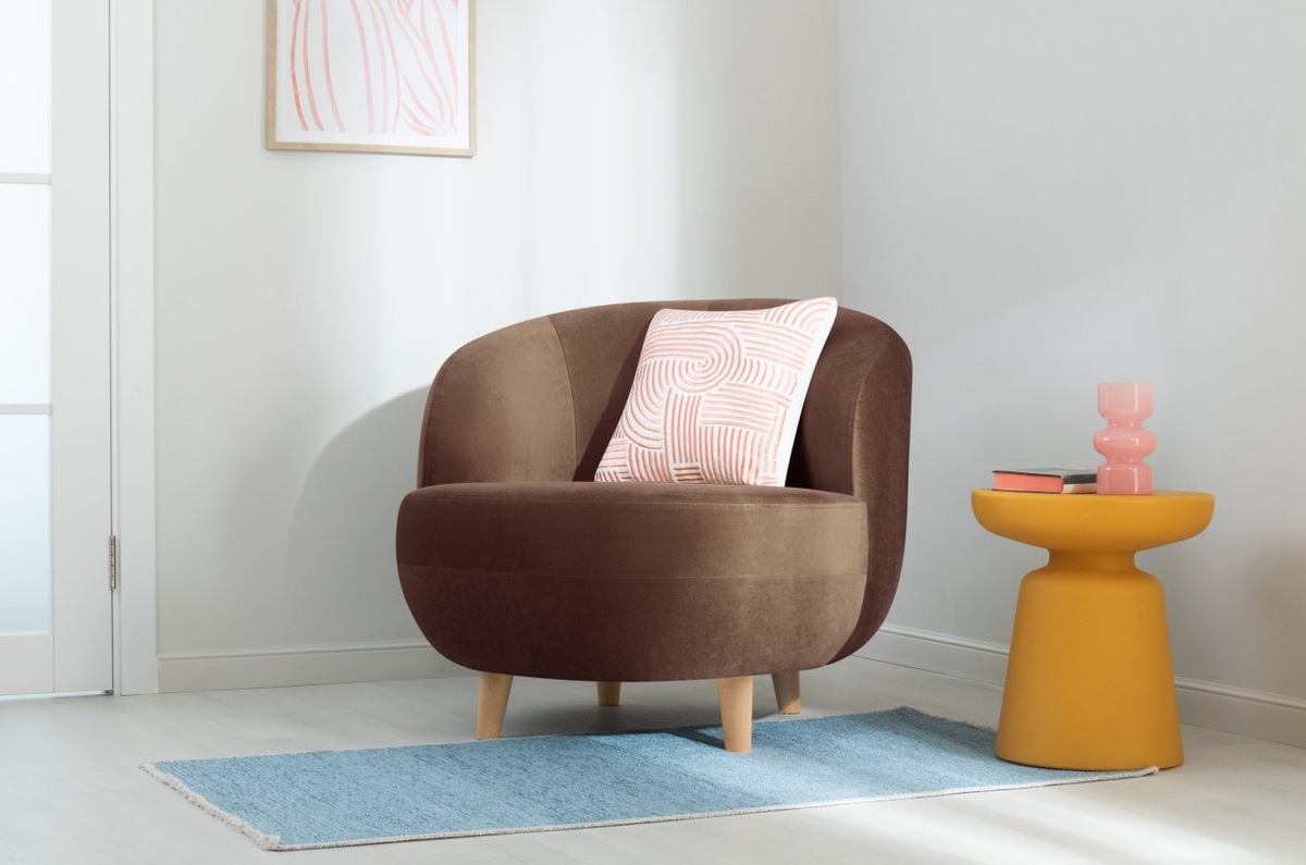 Кресло Иденси Barhat Cinnamon от бренда divan.ru