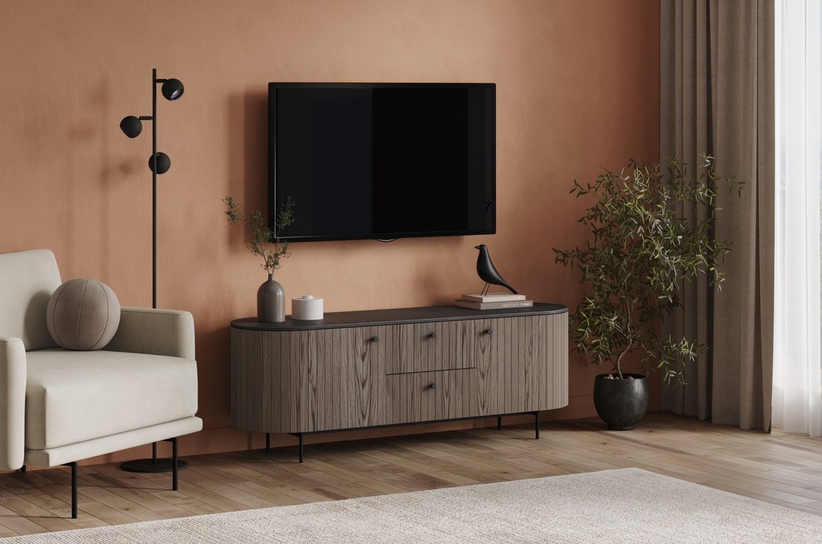 ТВ-тумба Рэнди-2 Brown от бренда divan.ru