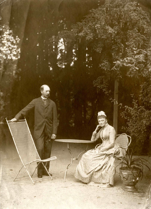 Король Дании Кристиан IX и королева Дании Луиза